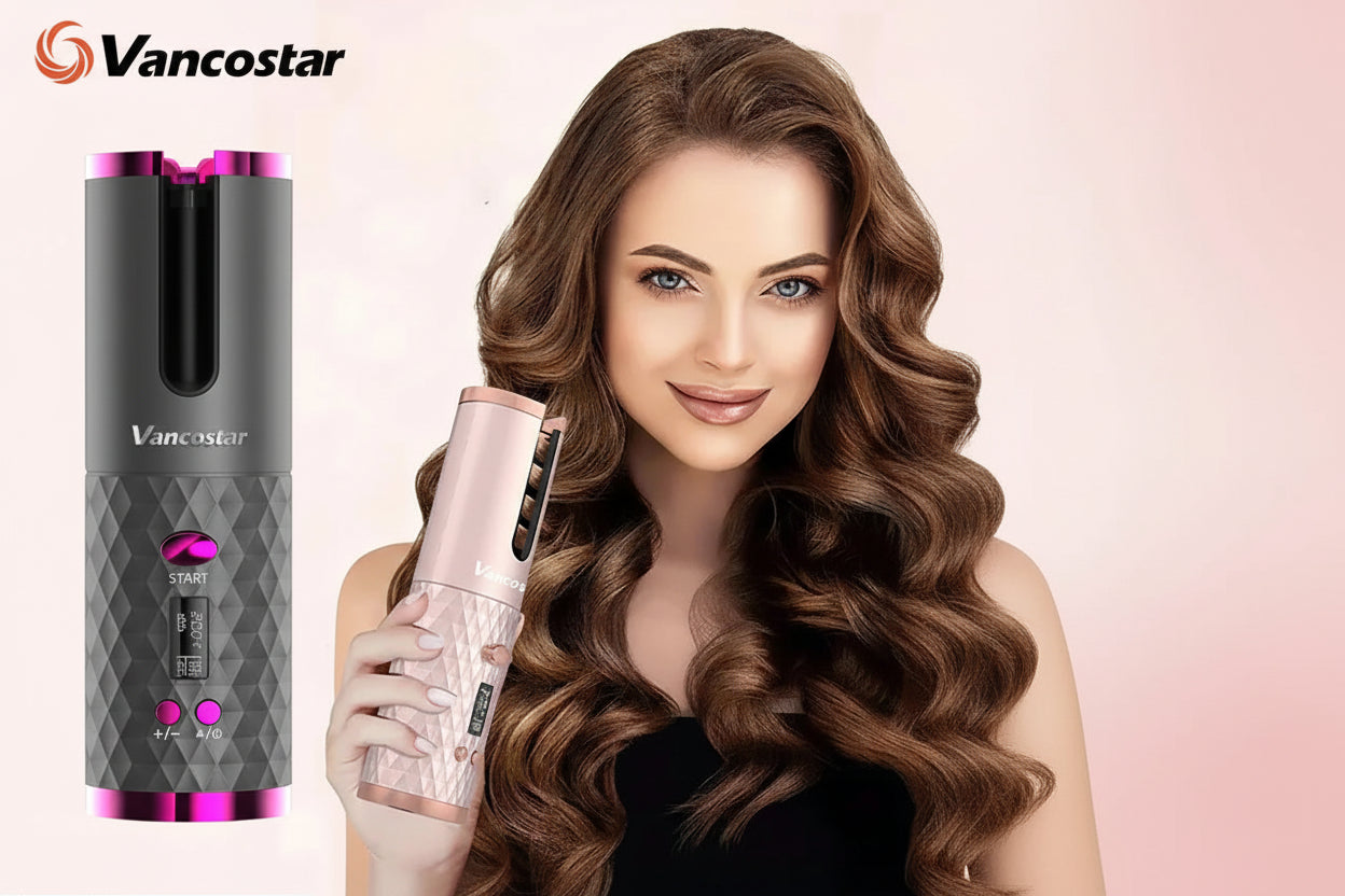 Vancostar™ Pro — Luxury Cordless Hair Curler